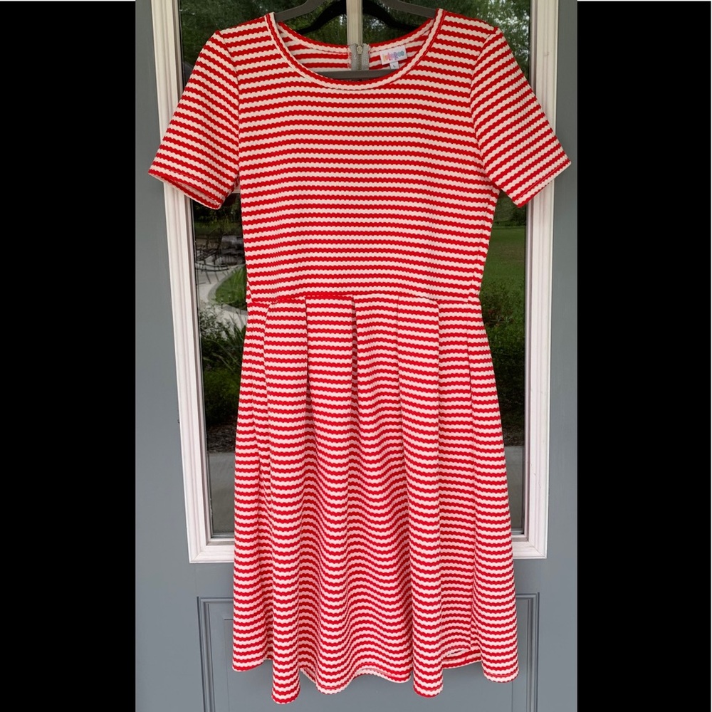 LuLaRoe Amelia Style Dress Lg
